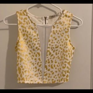 ***SALE***Gold Arden Sexy Crop Top